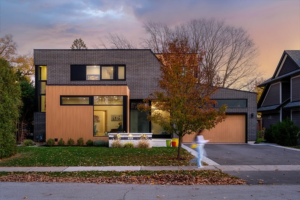 Noir Castellated Cladding