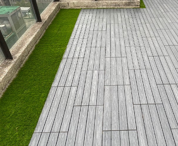 NewTechWood-deck tiles