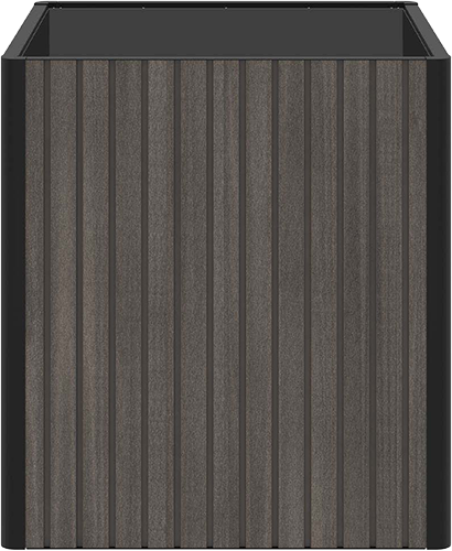 NewTechWood Planter Box Silver Gray
